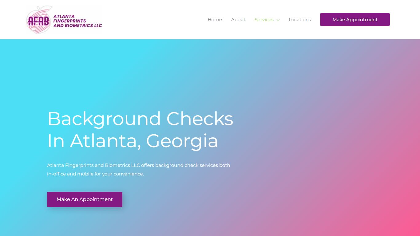 Background Checks - Atlanta Fingerprints and Biometrics LLC