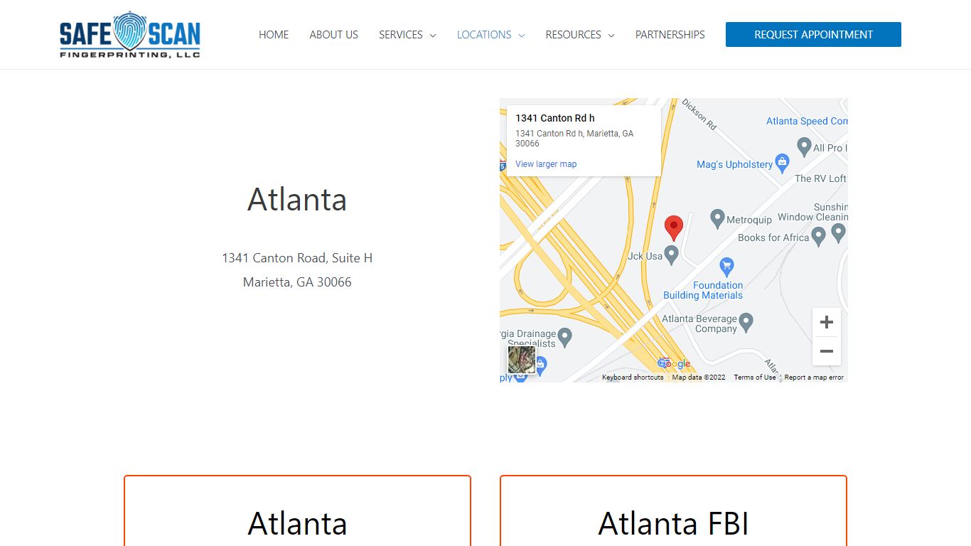 Atlanta - Safe Scan Fingerprinting