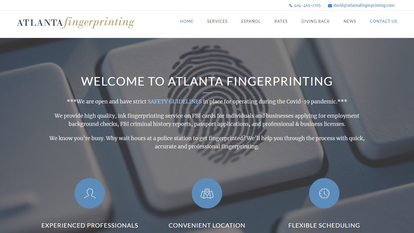 Atlanta Fingerprinting - Atlanta Ink Fingerprinting Service